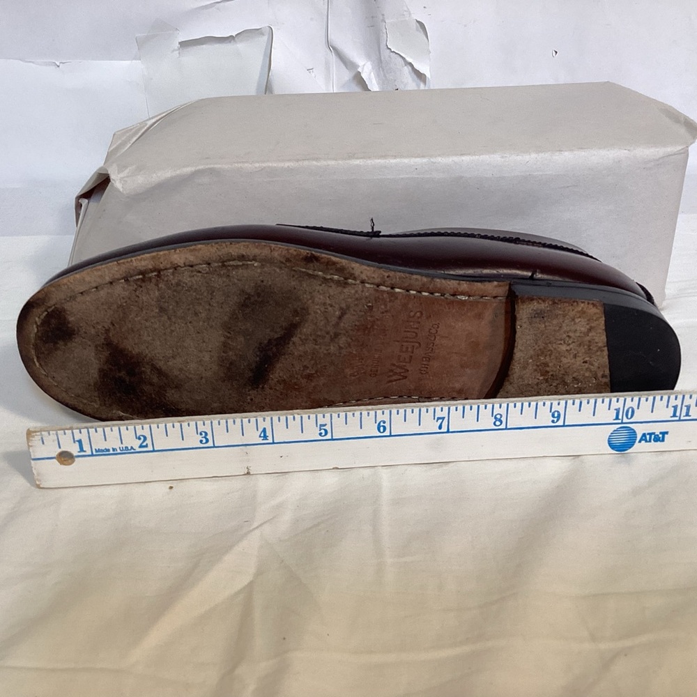 Men’s Burgundy Leather G H Bass Weejuns Size 10 - Picture 11 of 11